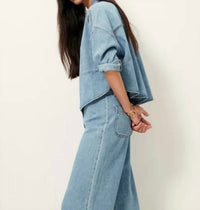 Sessun - Senetosa Sailor-style Denim Top