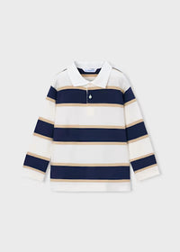 Mayoral - Boy's Striped Rugby Polo Shirt