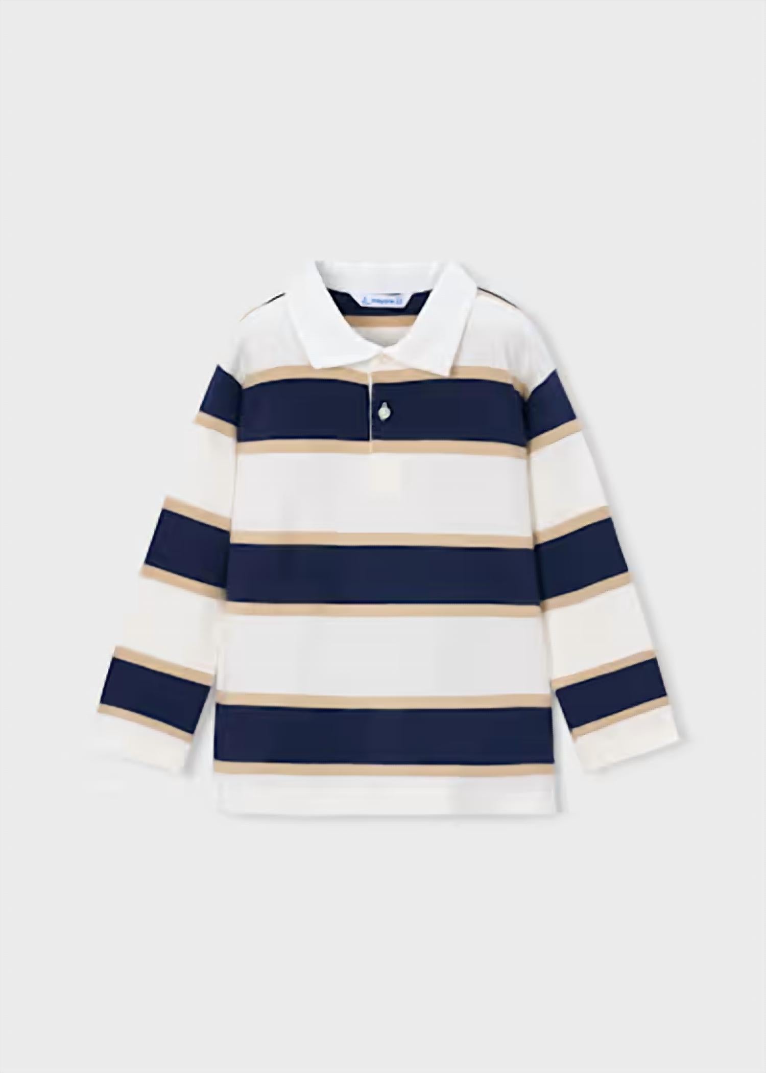 Mayoral - Boy's Striped Rugby Polo Shirt