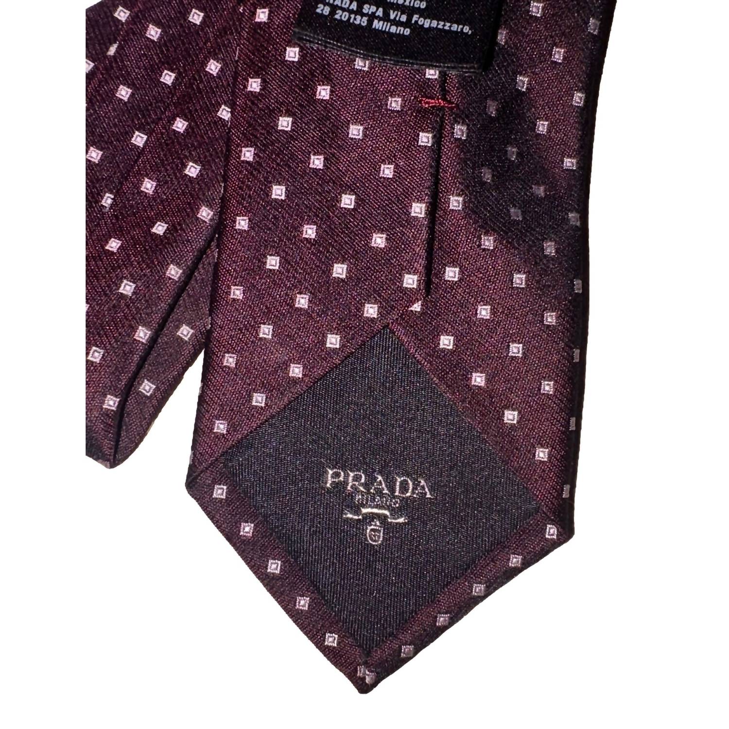 Prada - Men's Geometric Pattern Neck Tie