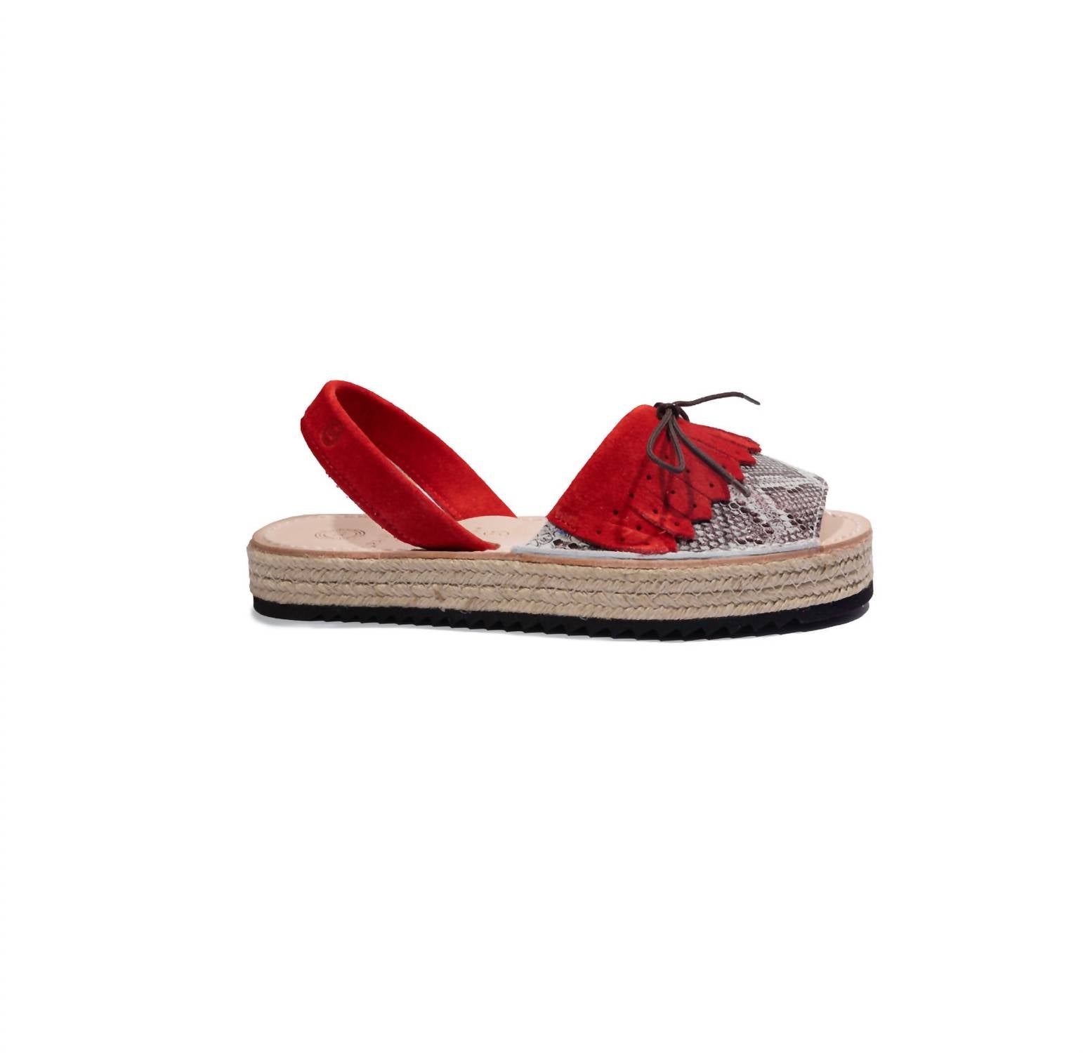 Numa By Spanians - Women's Fringes Wedge Sandal Narrow