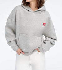 Favorite Daughter - Heart Embroidered Hoodie