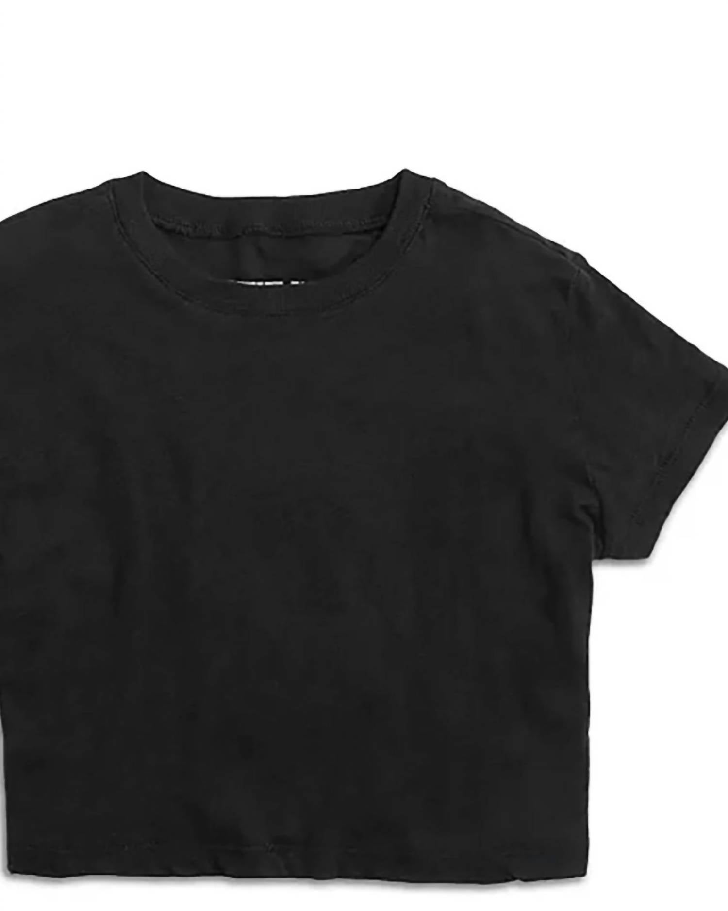 Katie J NYC Girl's Fearless Short Sleeve Tee in evening blue - kids' t-shirt - alternate view