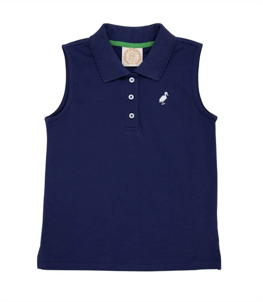 The Beaufort Bonnet Company - Girls Sleeveless Anna Price Polo