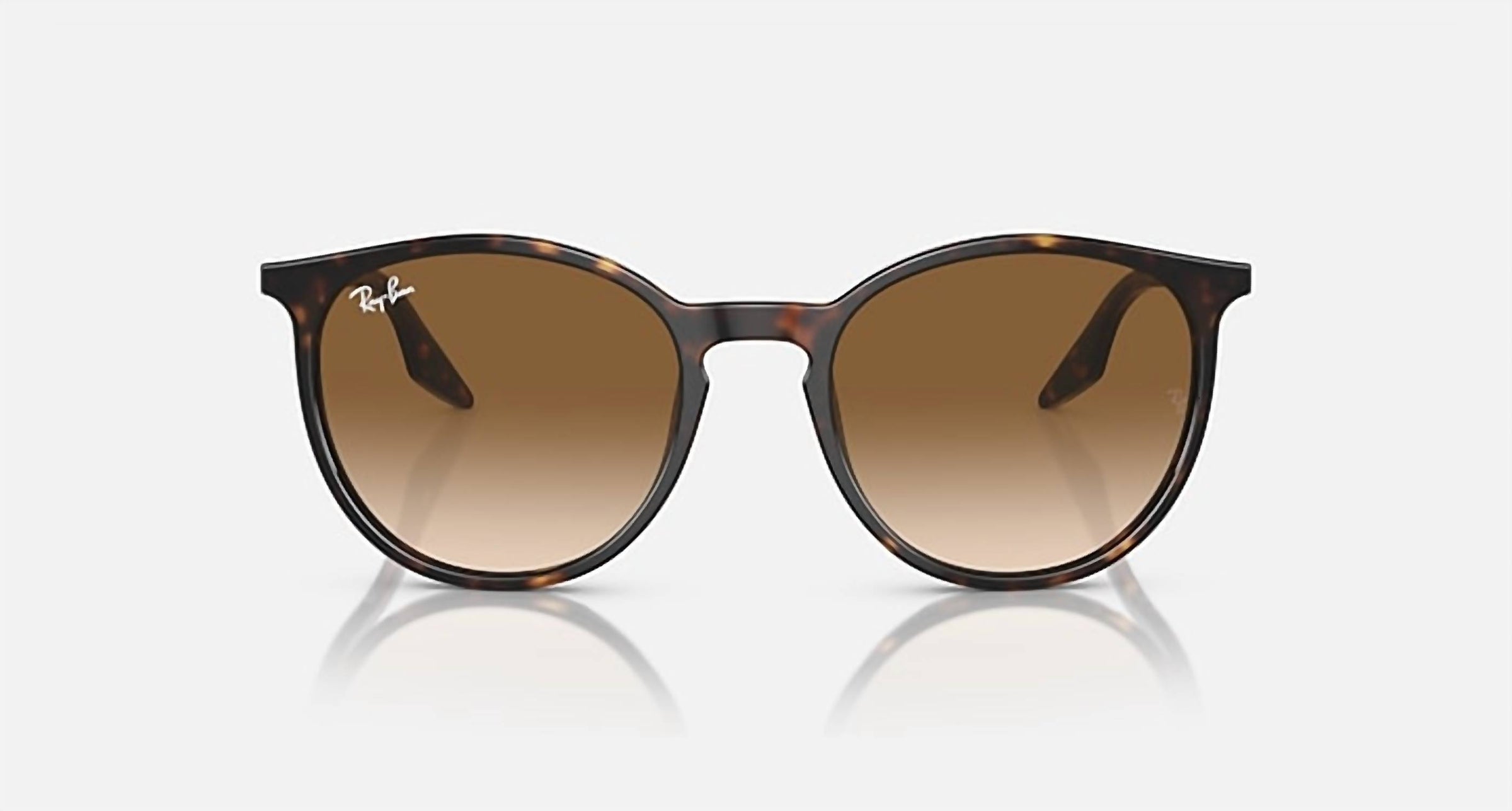 Ray Ban - Full Rim Round Non Polarized Sunglasses 2204 - 902 - 51