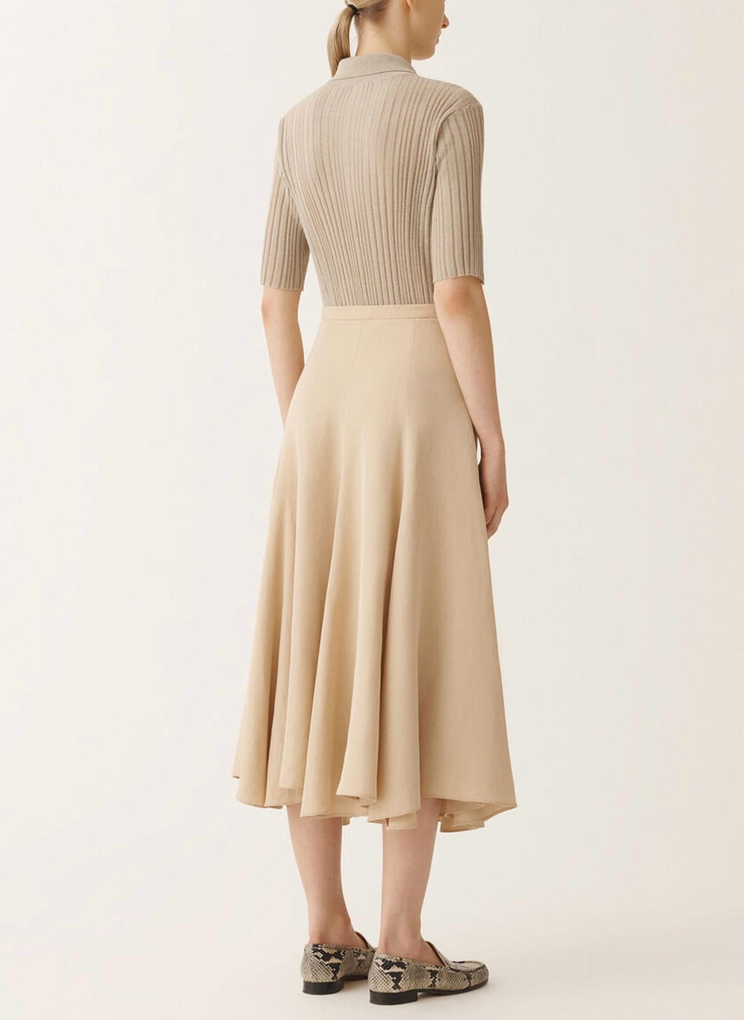 Fabiana Filippi - Viscose Linen Flared Skirt