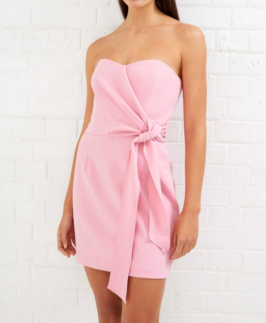 French Connection - Whisper Strapless Bow Dress