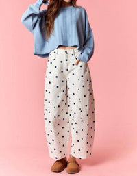 Peach Love - Polka Dot Pants