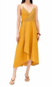 Farm Rio - Bananas Midi Wrap Dress