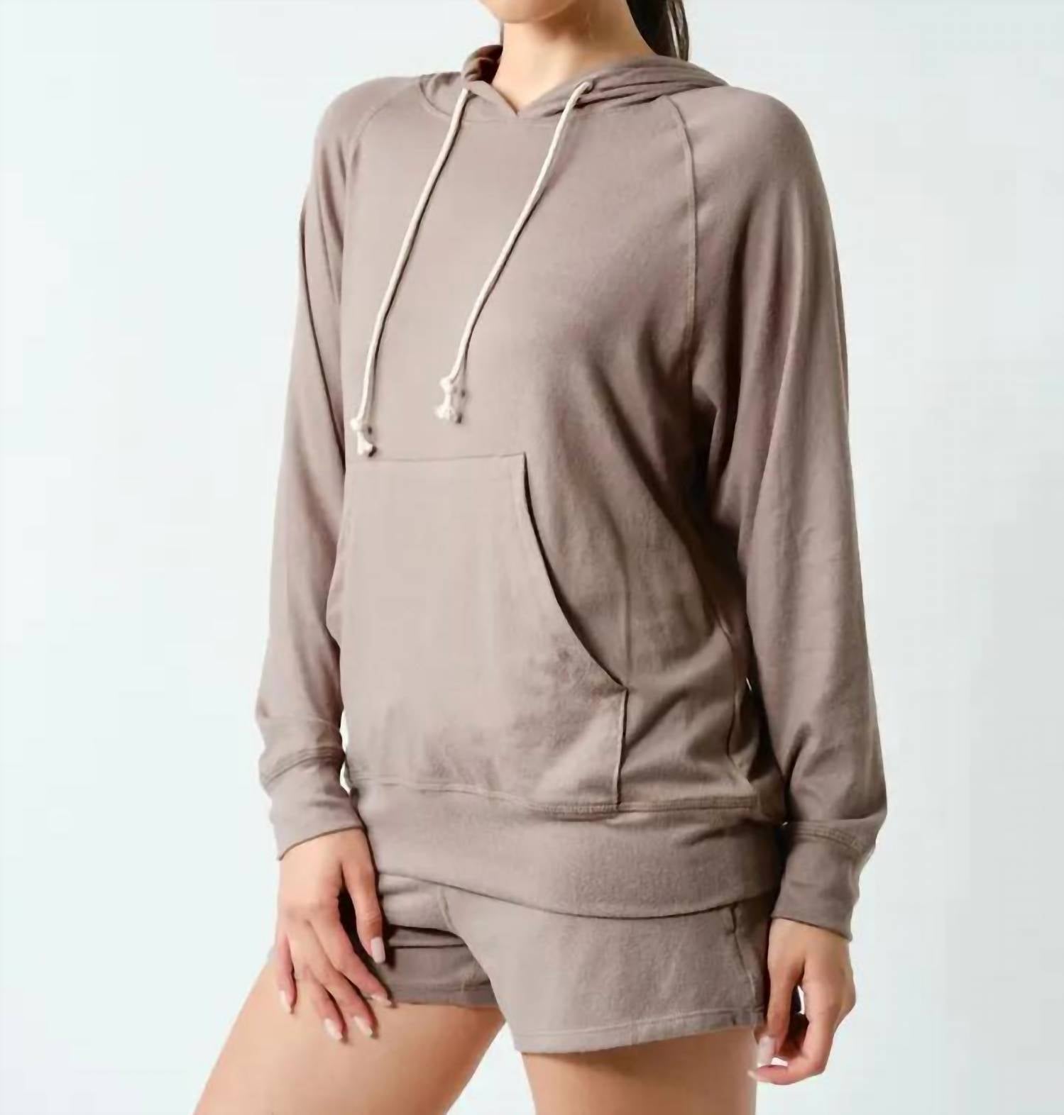 Mono B - Lightweight Brushed Hacci Hoodie