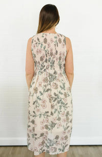 Vintage Floral Maxi Dress