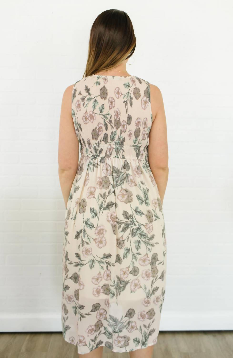 Vintage Floral Maxi Dress