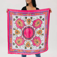 Pretty Simple - Women's Napa Valley Boho Satin Scarf