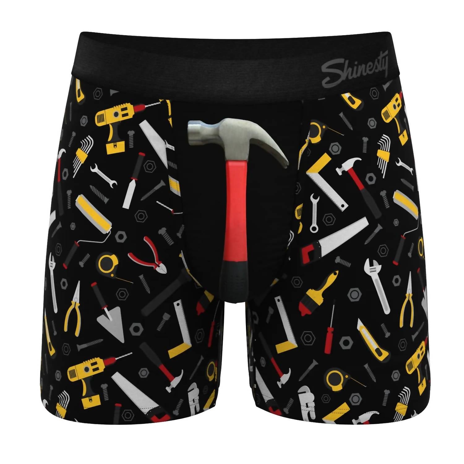 Shinesty - Men's Hammer And Tools Ball Hammock Pouch Underwear