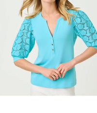 Lilly Pulitzer - Ronson Eyelet Knit Top