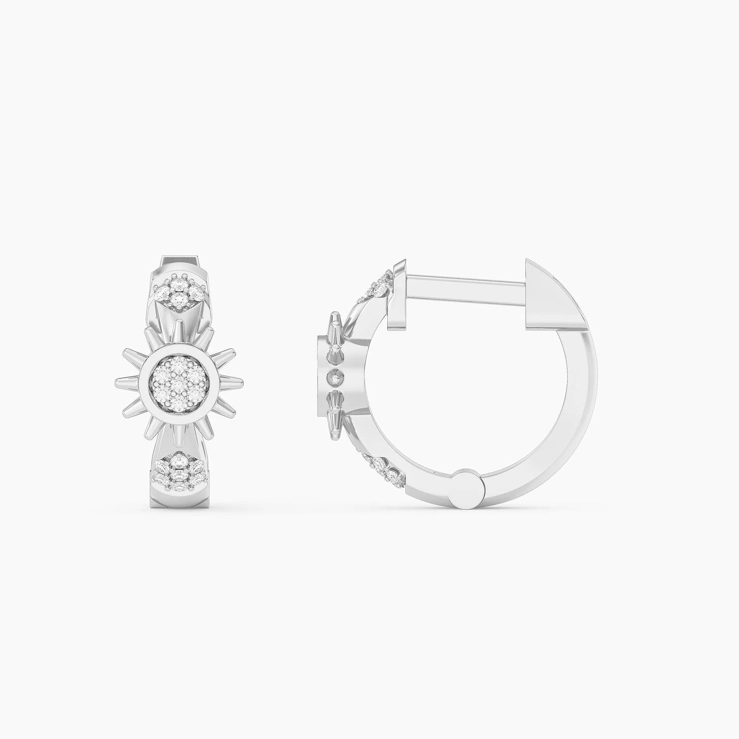 Ella Stein - Women's Star Of The Show Huggie Earrings
