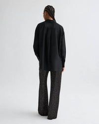 TWP Sulli Pants in dark chocolate silver - women's pants - alternate view