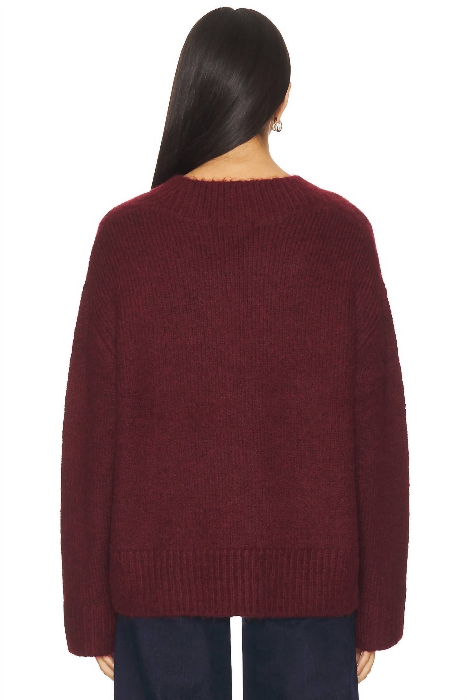 Pistola - Talia Chunky V-neck Long Sleeve Sweater