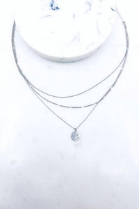 Southern Seoul - Women's Smiley Face Layered Necklace