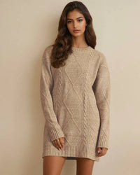 Indie & Co - Cable Knit Sweater Dress