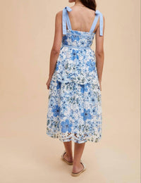 In-Loom - CROCHET LACE FLORAL MAXI DRESS
