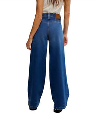 Free People - Kellee High Waist Wide Leg Palazzo Jeans