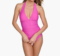 Dkny - Trangle Halter One Piece Swimsuit