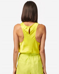 Cami Nyc - Lime Silk Tank