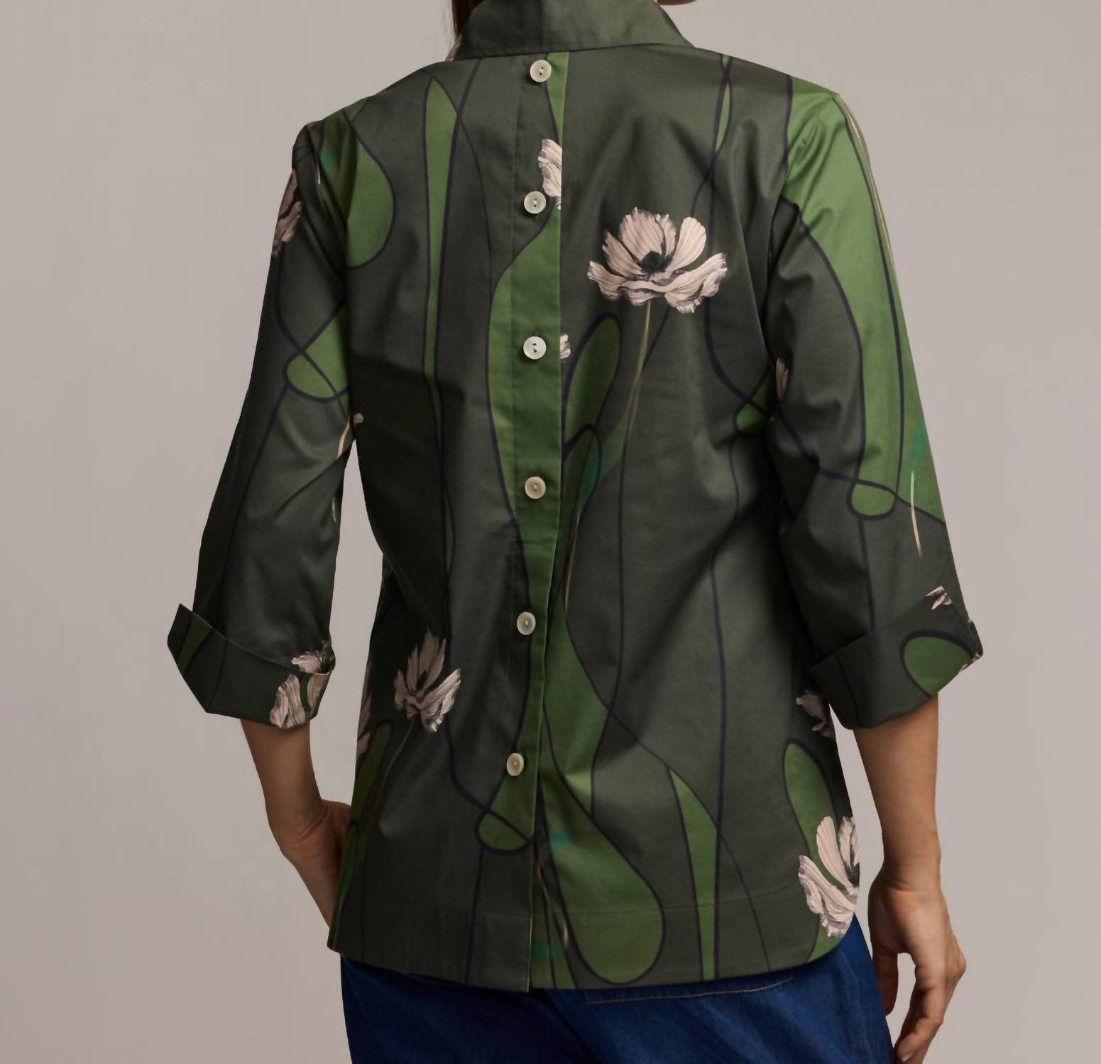 Hinson Wu - Women's Poppy Print Aileen Blouse