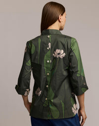 Hinson Wu - Women's Poppy Print Aileen Blouse