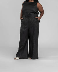 Adriana Contreras - Little Luxuries Linen Wide Leg Pants - Plus