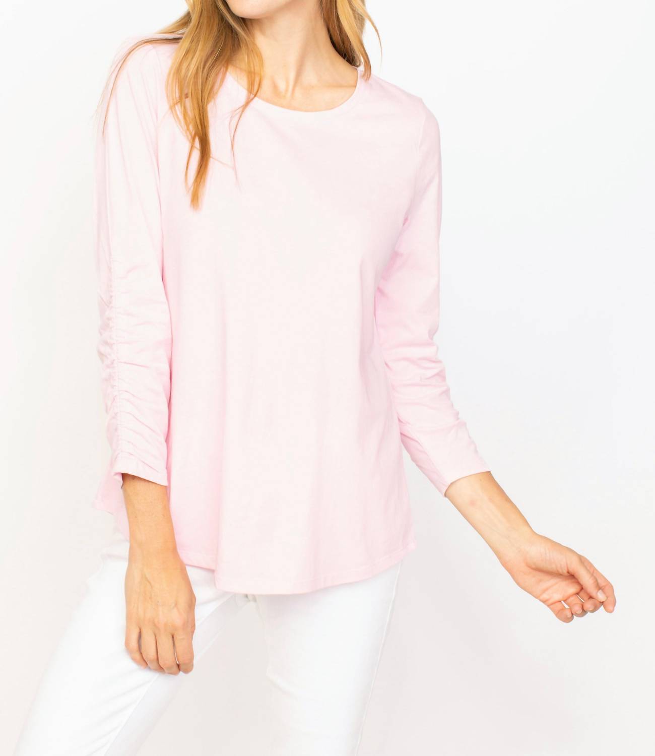 Habitat - Combed Cotton Ruched Tee