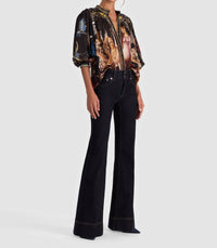 Alice + Olivia - Cora Button Down Blouse