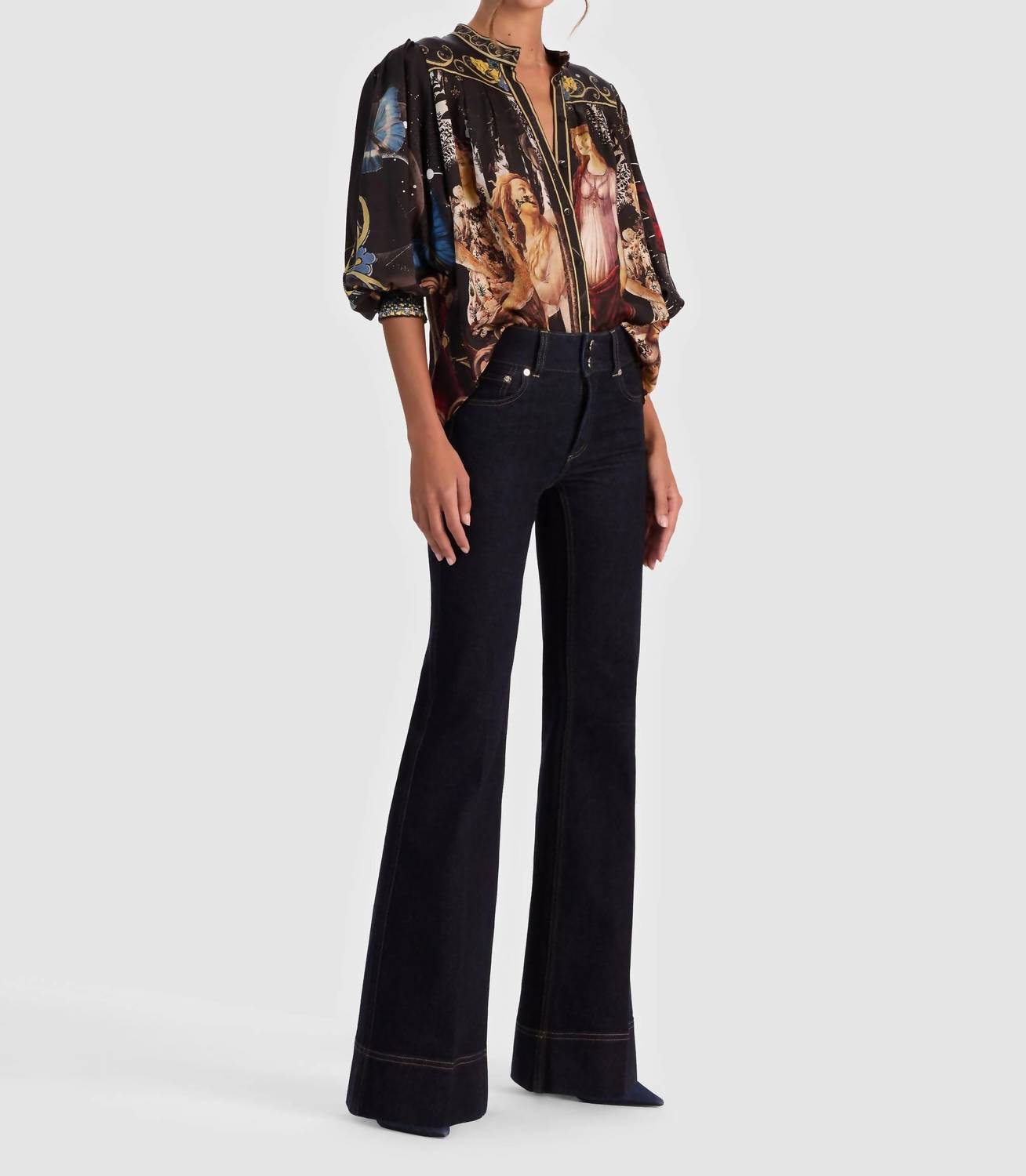 Alice + Olivia - Cora Button Down Blouse