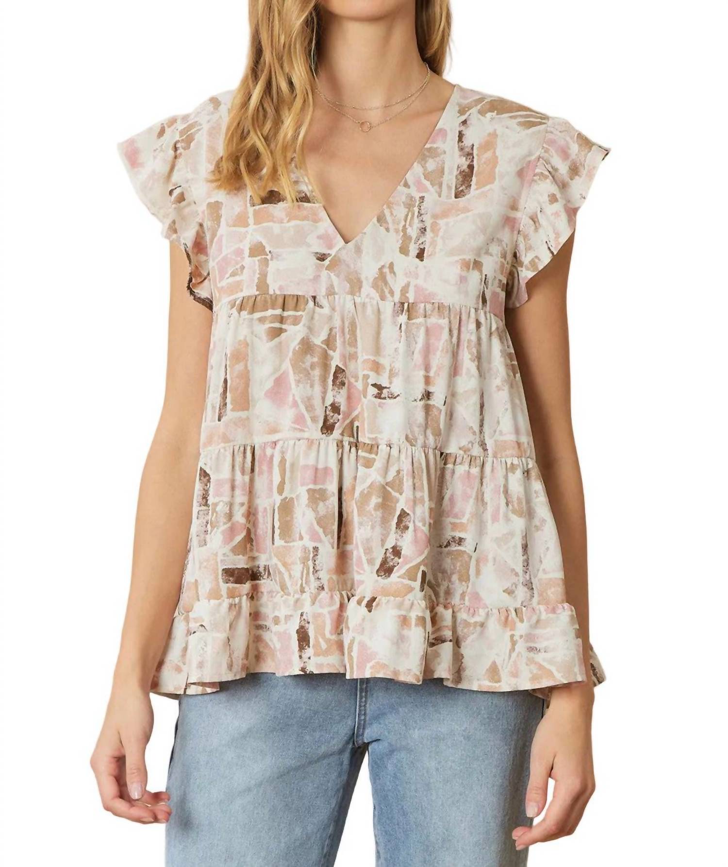 Entro - Babydoll Tiered Top