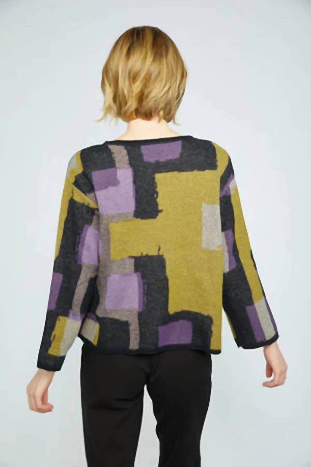 Olivia By Habitat - Collage Swing Pullover Sweater