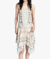 Anna Sui - Heritage Scarf Print Dress