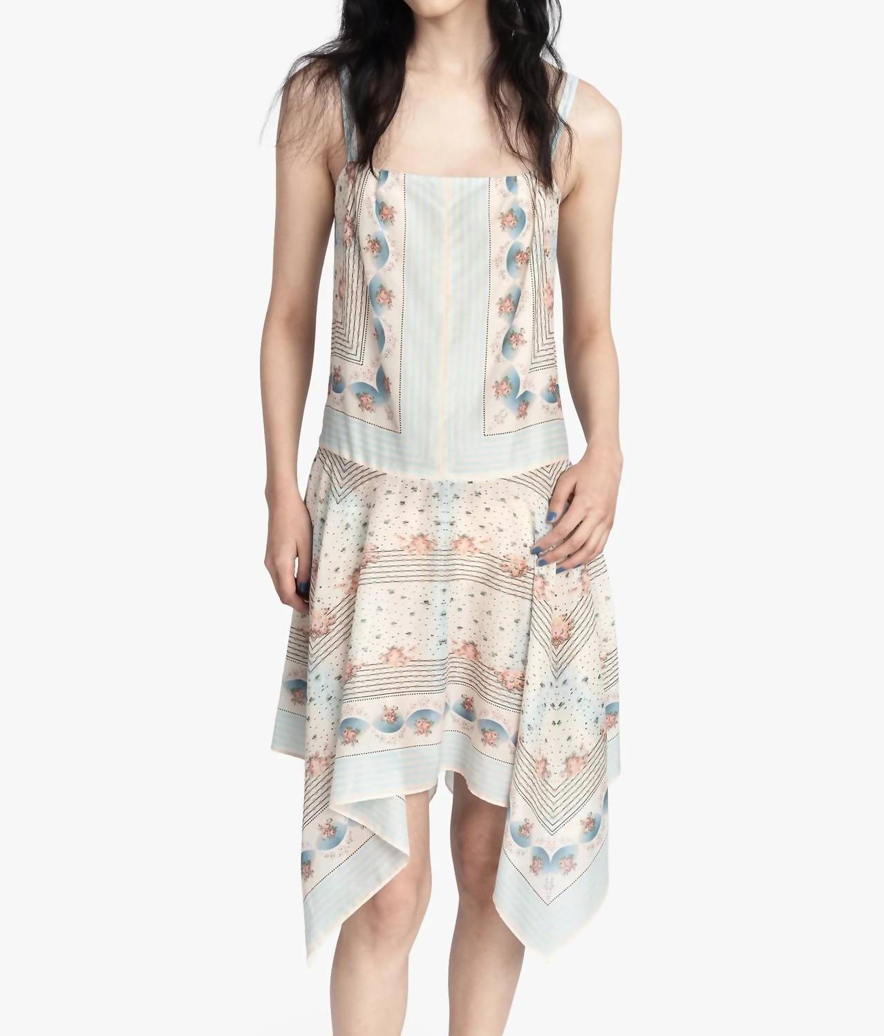 Anna Sui - Heritage Scarf Print Dress