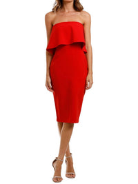 Likely - Strapless Ruffle Driggs Dress