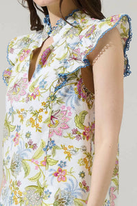 Sugarlips - Pany Floral Rayen Rude Top