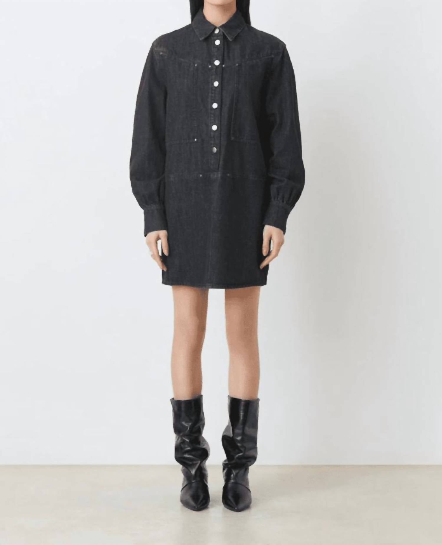 Suncoo - Calixt Short Denim Dress