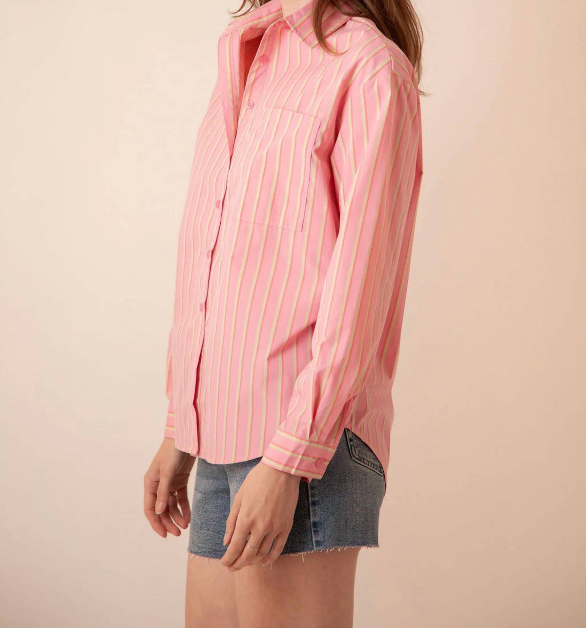 Bailey Rose - Jeni Stripe Button Down Top