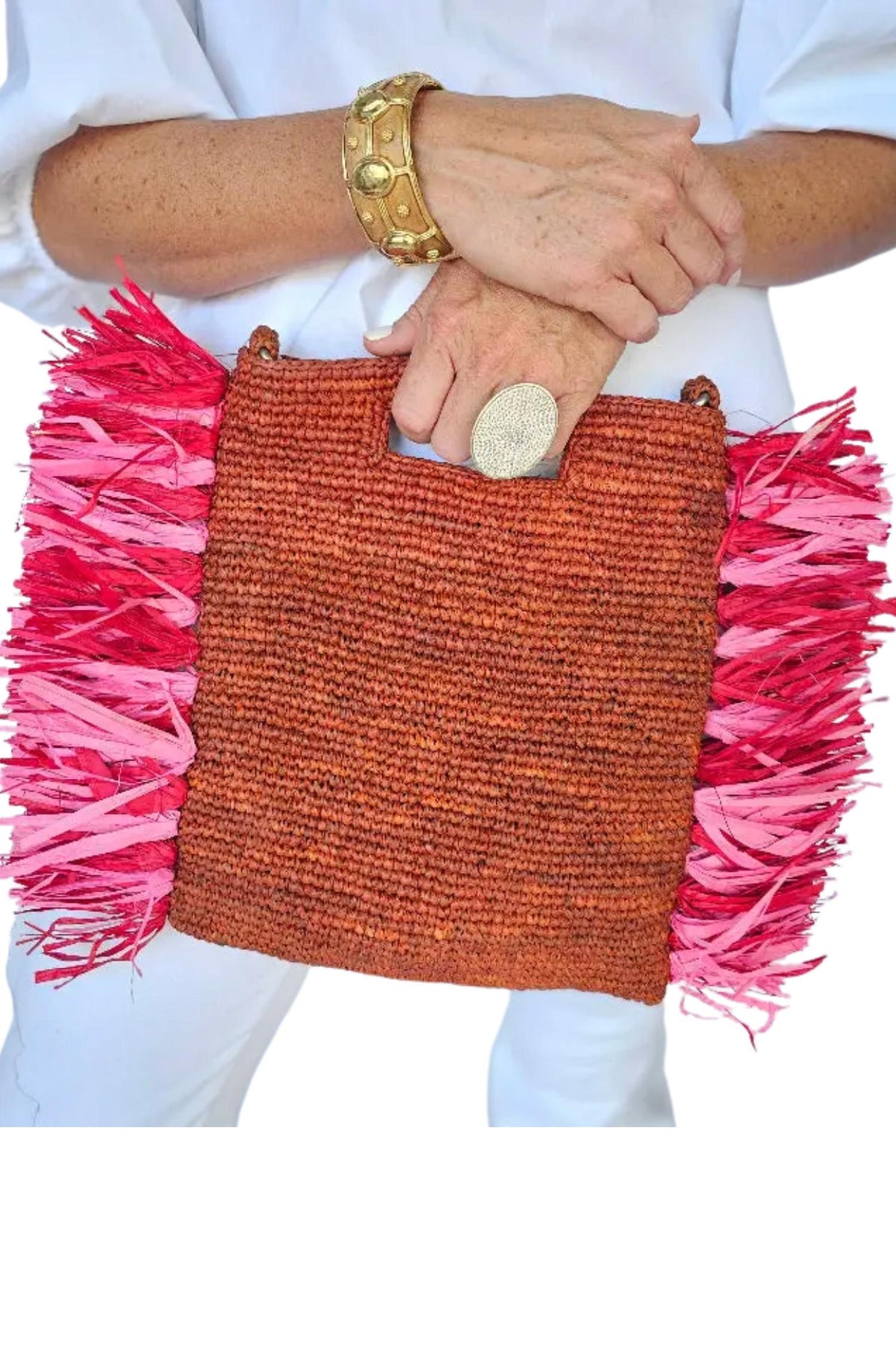 Baldiz - Remi Fringe Raffia Bag