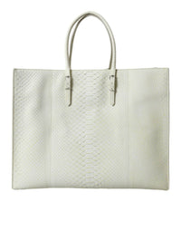 Balenciaga - Women's Chic Python Leather Tote - bags - handbags - totes