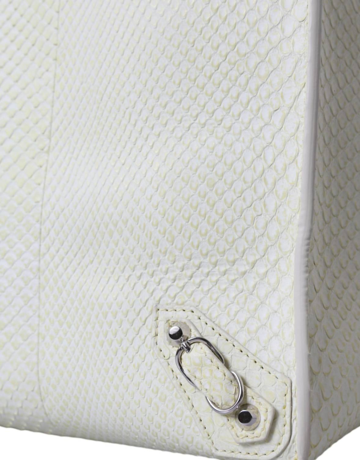 Balenciaga - Women's Chic Python Leather Tote - bags - handbags - totes