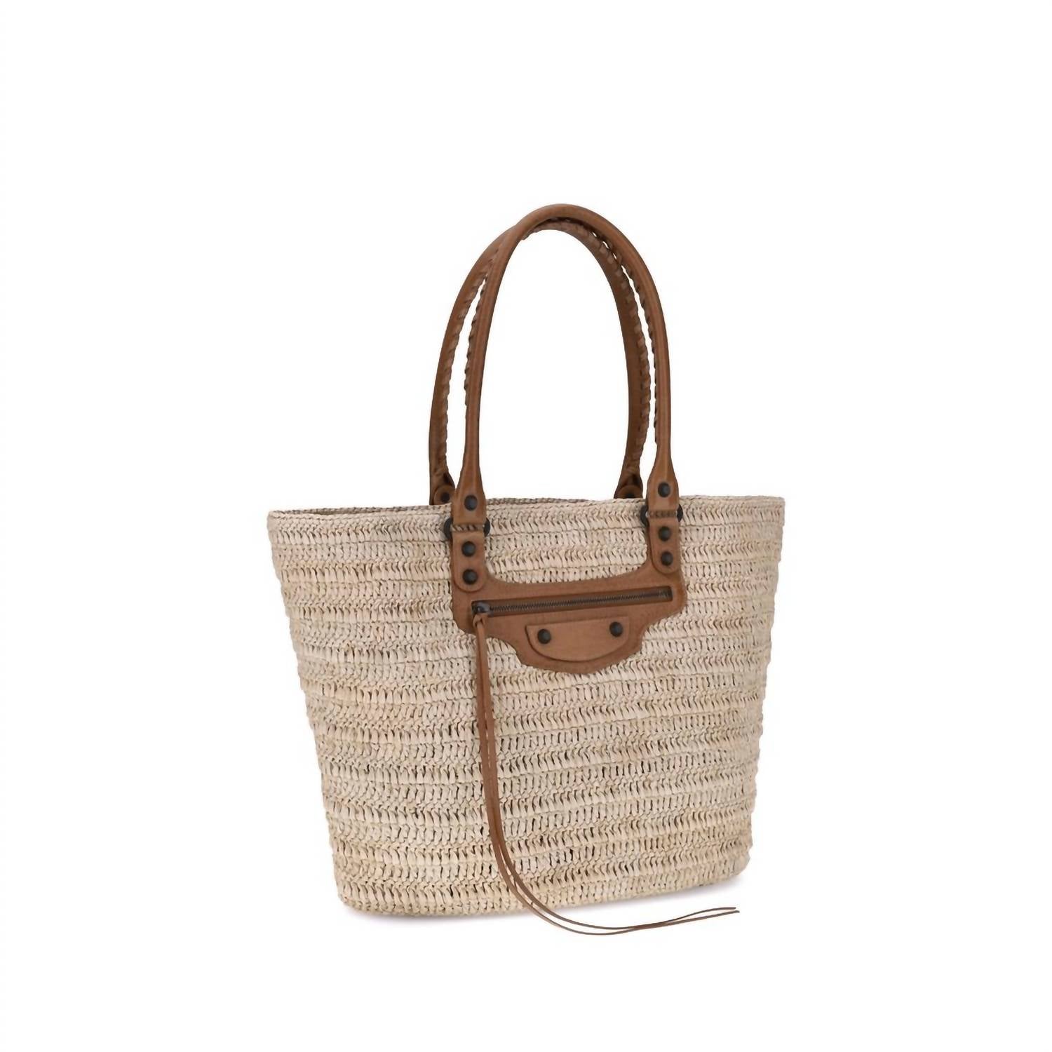 Balenciaga - Women's Le City Basket Shoulder Bag - bags - beige - handbags