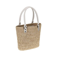 Balenciaga - Women's Le City Small Straw Shoulder Bag - bags - beige - handbags