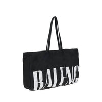 Balenciaga - Women's Logoed Tote Bag - bags - black - cotton