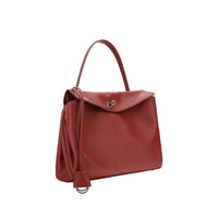 Balenciaga - Women's Rodeo Leather Shoulder Bag - bags - handbags - red