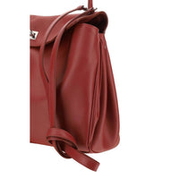 Balenciaga - Women's Rodeo Leather Shoulder Bag - bags - handbags - red